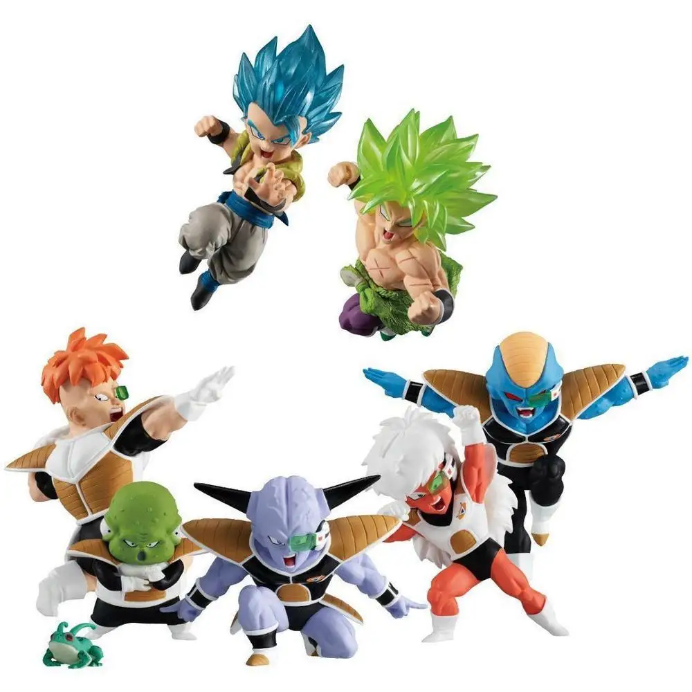 Оригинальный bandai Dragon Ball Z DBZ Adverge motion 2 Broly Gogeta Ginyu Gildo Jeice Burter Recoome ПВХ фигурка
