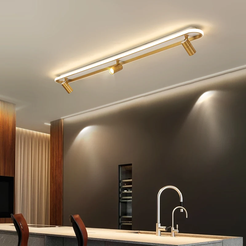 

Modern Led Ceiling Lights For Living Room Bedroom Study Wardrobe Commercial Place Clothing Store Home Deco Ceiling Lamp Black