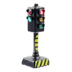 Миниатюрные дорожные знаки, модель дорожсветильник со звуком и светодиодной подсветкой, детская игрушка для обучения безопасности, пазл для детей, световой сигнал, светильник шки, подарки