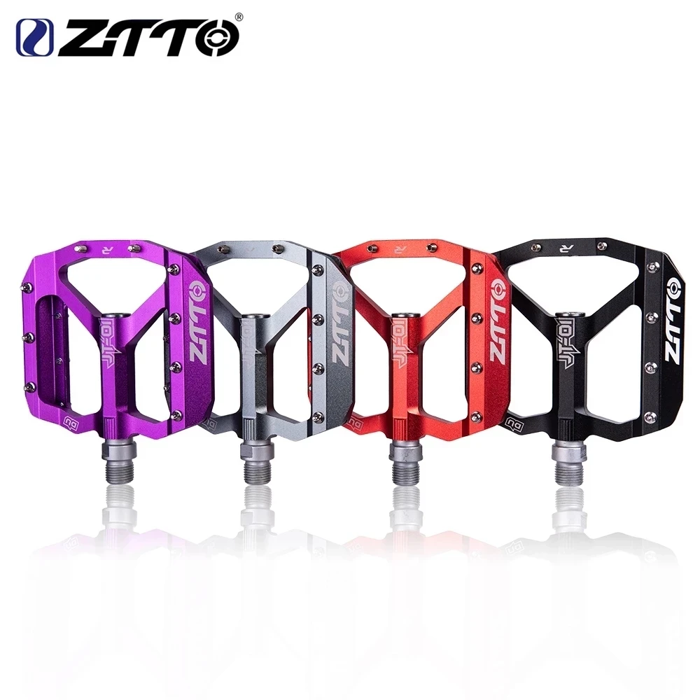 ZTTO MTB подшипник из алюминиевого сплава плоская педаль для велосипеда хорошее