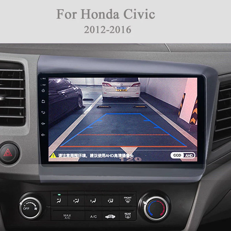 Автомагнитола для Honda Civic (2012-2016) мультимедийный видеоплеер с GPS-навигацией Android 10 0