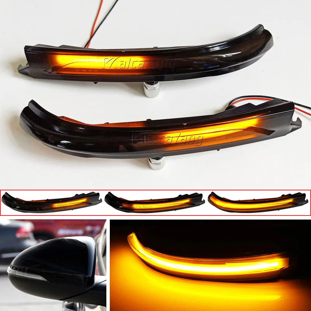 

LED Dynamic Turn Signal Light Car Rear View Mirror LED Indicator Blinker For Kia K5 Optima MK4 JF 2016 2017 2018 2019