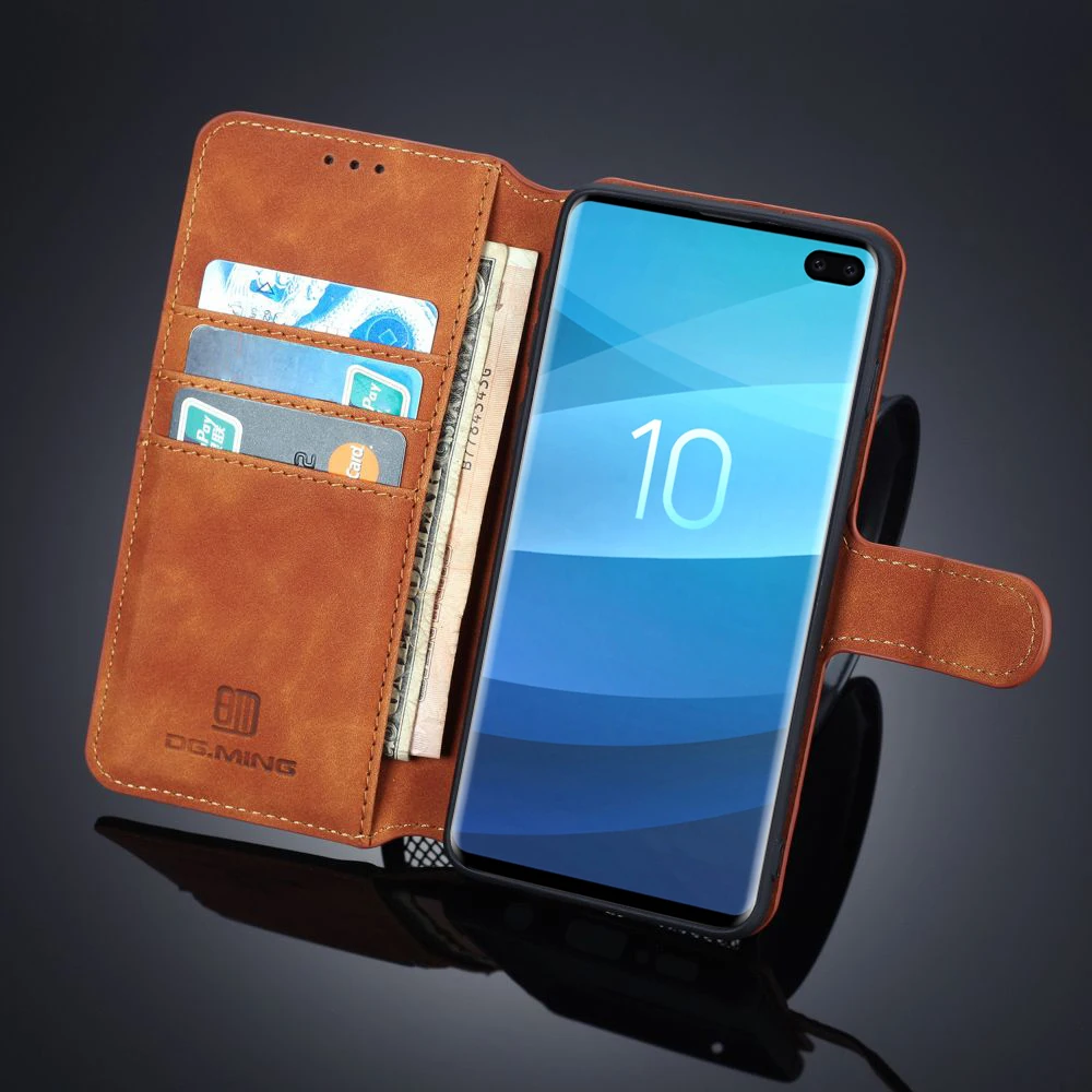 Роскошный флип-чехол для Samsung A70 A50 слоты карт кожаный чехол Galaxy A10 A20 A30 A40 A6 Plus A7 A8 2018