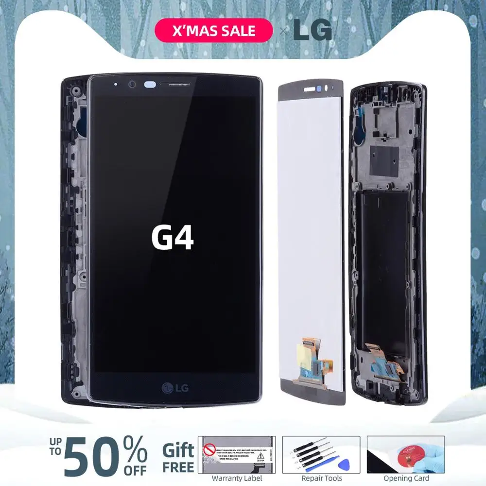 Дисплей для LG G4 LCD H810 H811 H815 H818 в сборе с тачскрином на рамке