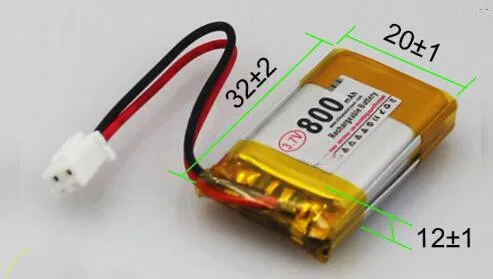 Бесплатная доставка 1шт 602030 2P 122030 800mAh 3 7 V полимерная литиевая батарея li po