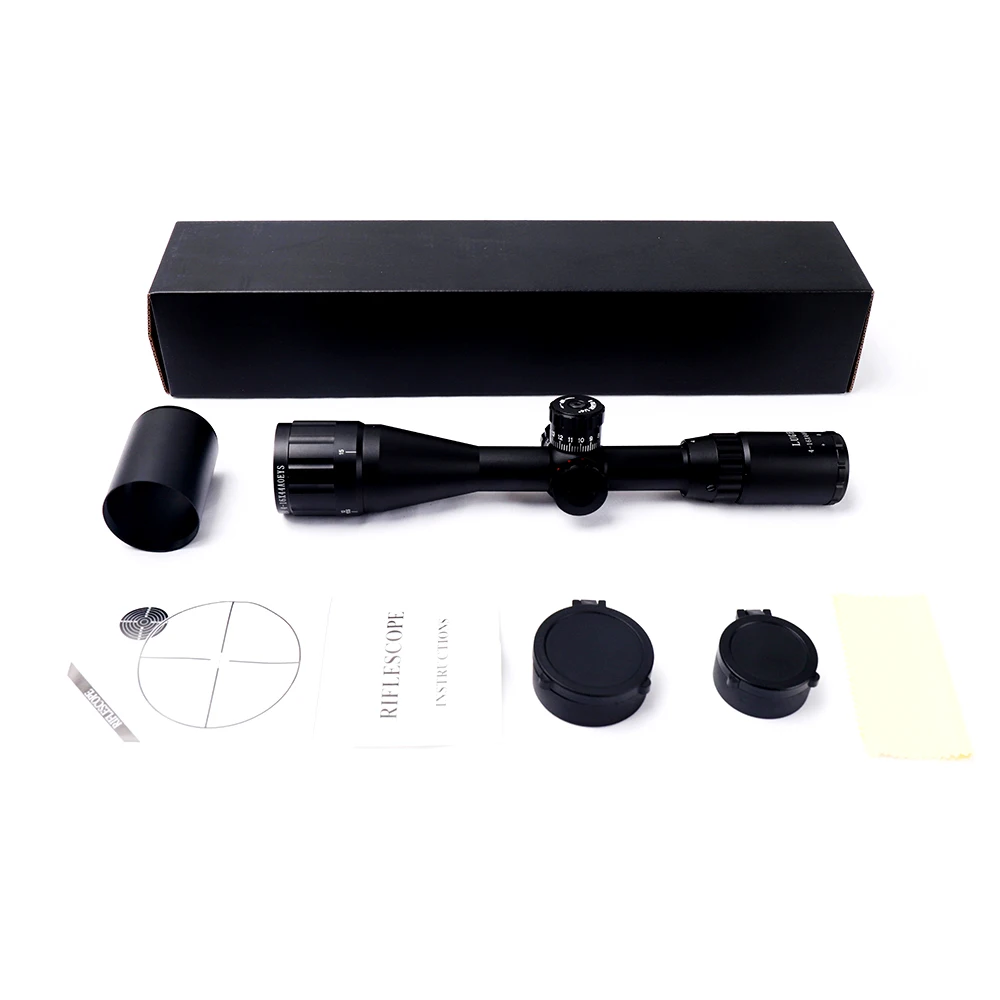 Тактический Оптический прицел 4-16X44 с зеленым и красным светом для снайперской