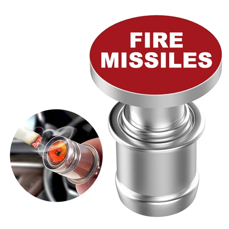 

Auto Cigarette Lighter Button Replacement 12V Motorcycle Car Cigarette Lighter Push Button Accessory For Most Automotive Vehicle
