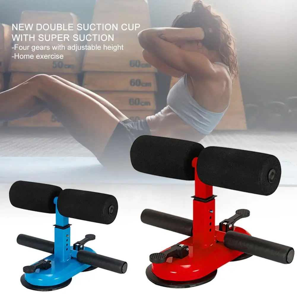 

15cm Large Sucker Double Bar Sit-up Aid Four-level Height Adjustment Sit-up Aid Home Exercise Fitness Sports Equipment