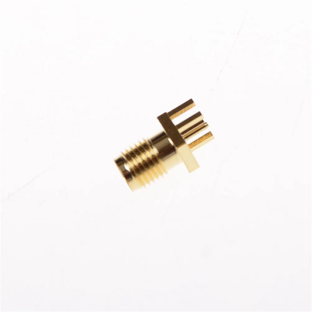 ZLinKJ 10 шт. SMA Female печатная плата Edge Mount RF припой адаптеры 0 062 'SMA гнездо для припоя