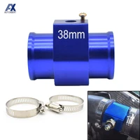 38mm radiator hose joint pipe water temp temperature gauge adapter aluminum durable clamps suitable for 18 npt thread connect