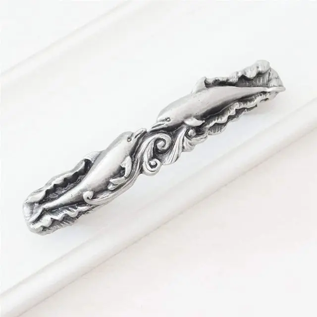 Рыба Морская звезда Ручка комода ручка круглые ручки для ящиков дверь кухонного