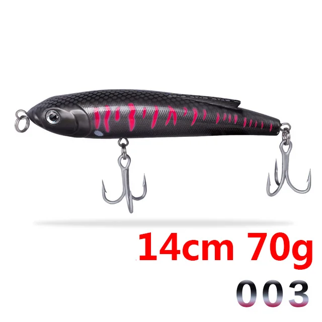 003 Hunthouse GT stickbait Тонущая приманка карандаш морская жесткая приманка для рыбалки Троллинг приманка Тунец Морская рыбалка Япония крюк Сделано noeby - Цвет: 003