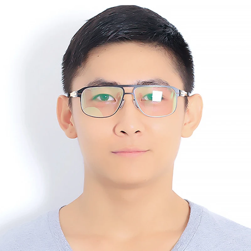 Уникальная оправа для очков Мужские квадратные очки по рецепту новая оптическая