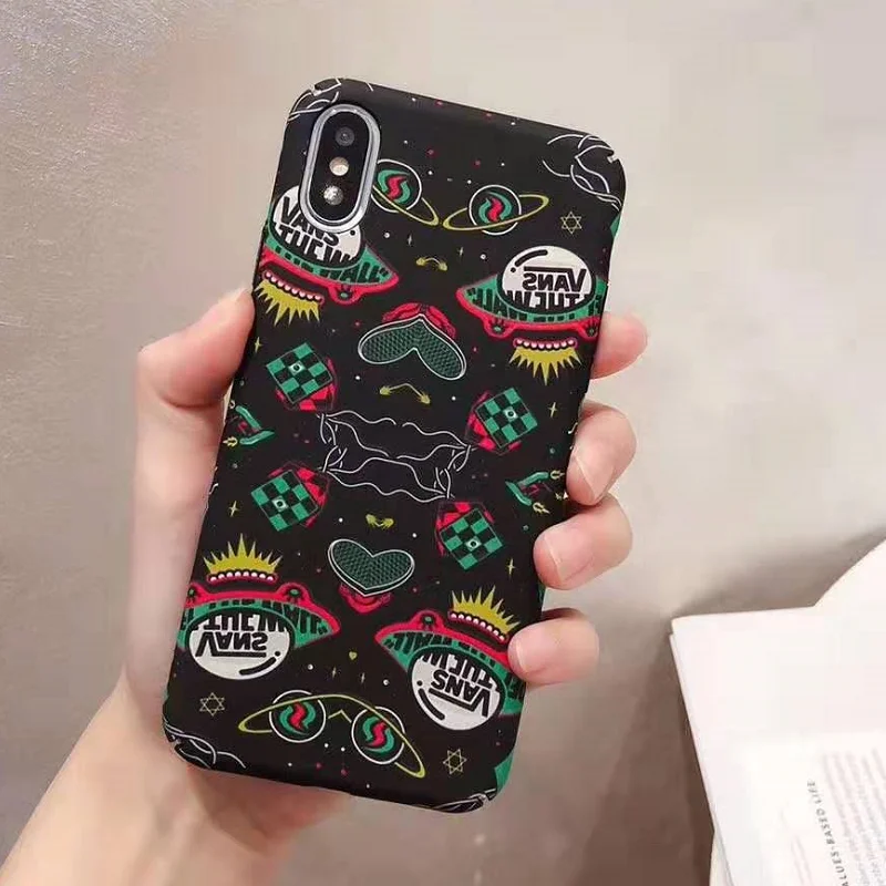 Erille Cool Doodle Airglow чехол для телефона IPhone 7 Pro Max X XR XS светящийся корпус 8 Plus 6S Мягкий