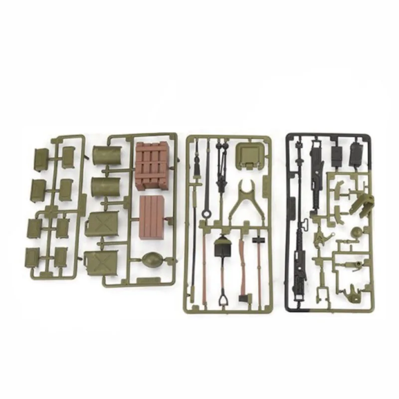 Для 1/16 Henglong Tank 3898 1 USA Sherman M4A3 RC Пластиковые солдатские аксессуары Запчасти