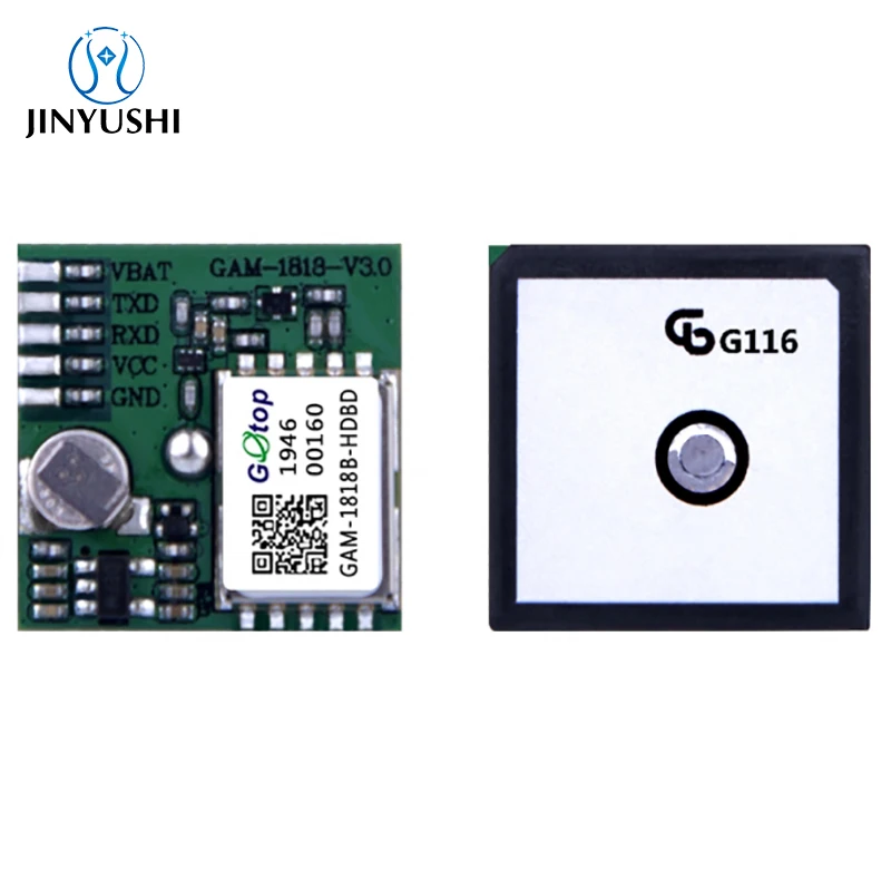 

Gotop GPS модуль Φ 18x18 мм Huada 8020 чип GPS и Beidou двойной режим с аккумуляторной патч-антенной 100% новый оригинал