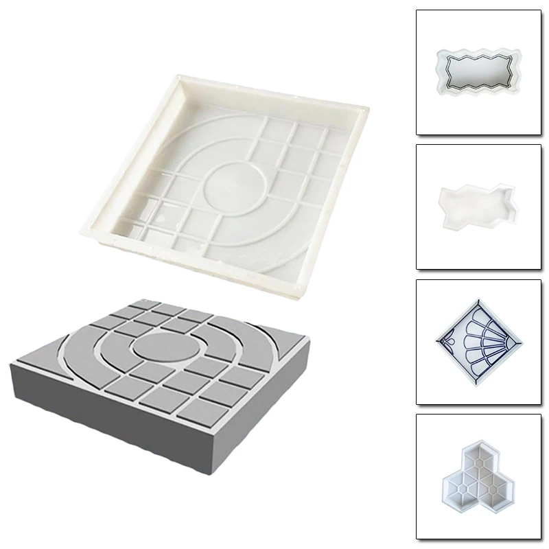 

Pavement Mold Practical Garden Tool Cement Brick Mold Brick Stone Road Concrete Garden Decoration DIY Path Maker Plastic Path