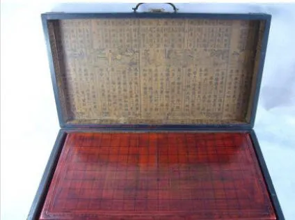 YM Wholesale cheap Chinese Go Game Set Leather Box Goban Board and Stones | Дом и сад
