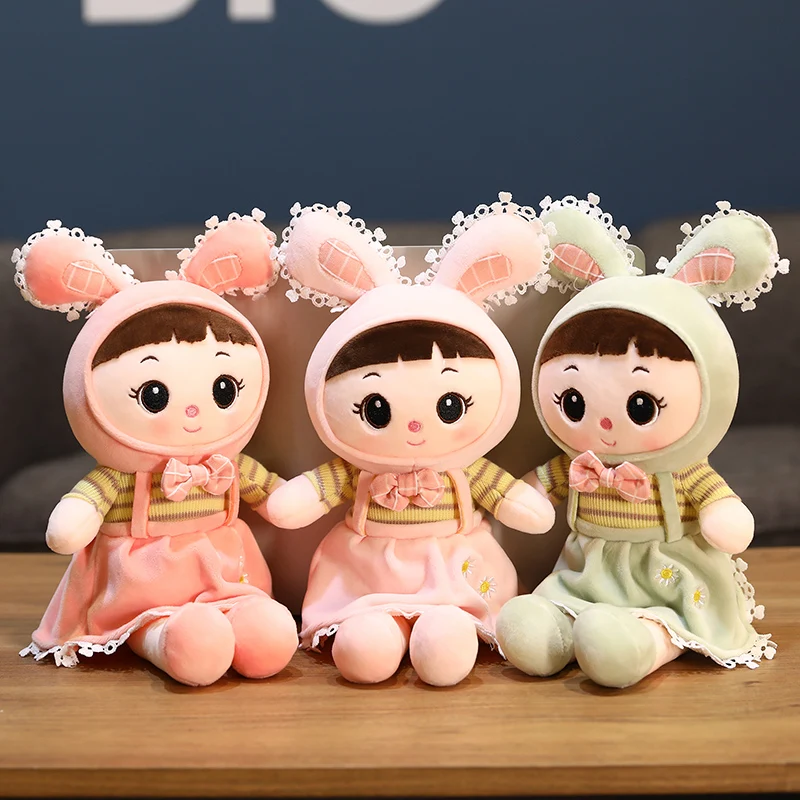 

Cartoon Figure Dolls Plush Stuffed Dress Up Baby Dolls Princess Adorable For Infant Children Gifts Baby Sister Kid