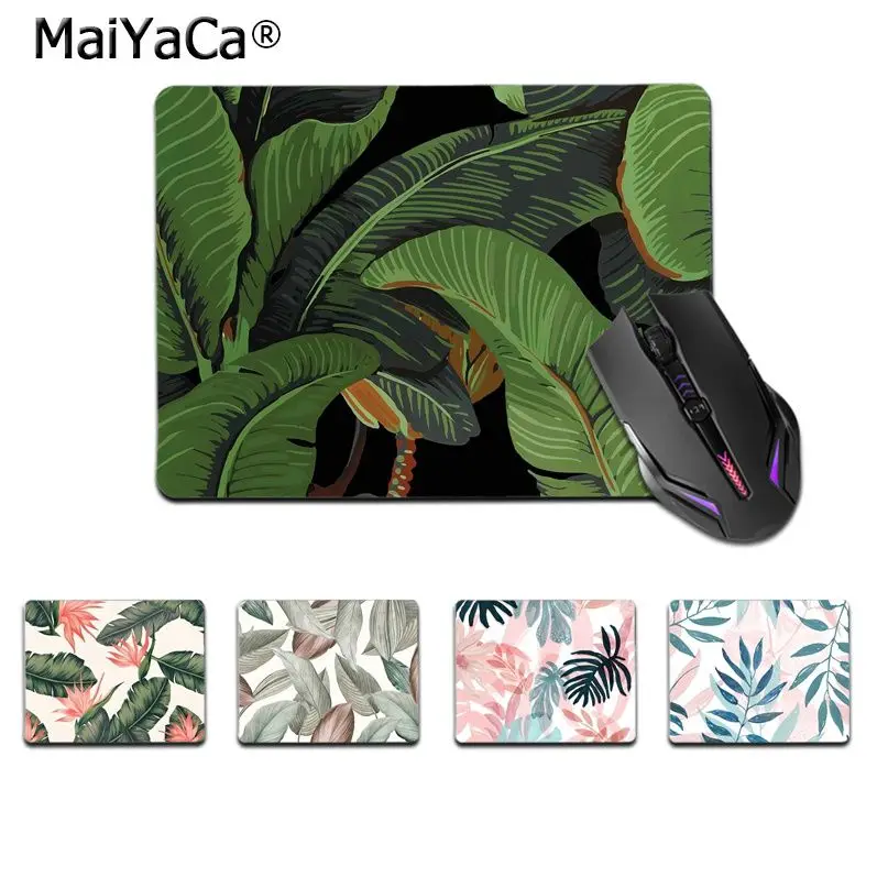 

Высококачественный высокоскоростной новый коврик для мыши MaiYaCa с зелеными листьями бананового дерева, лидер продаж, оптовая продажа, игров...