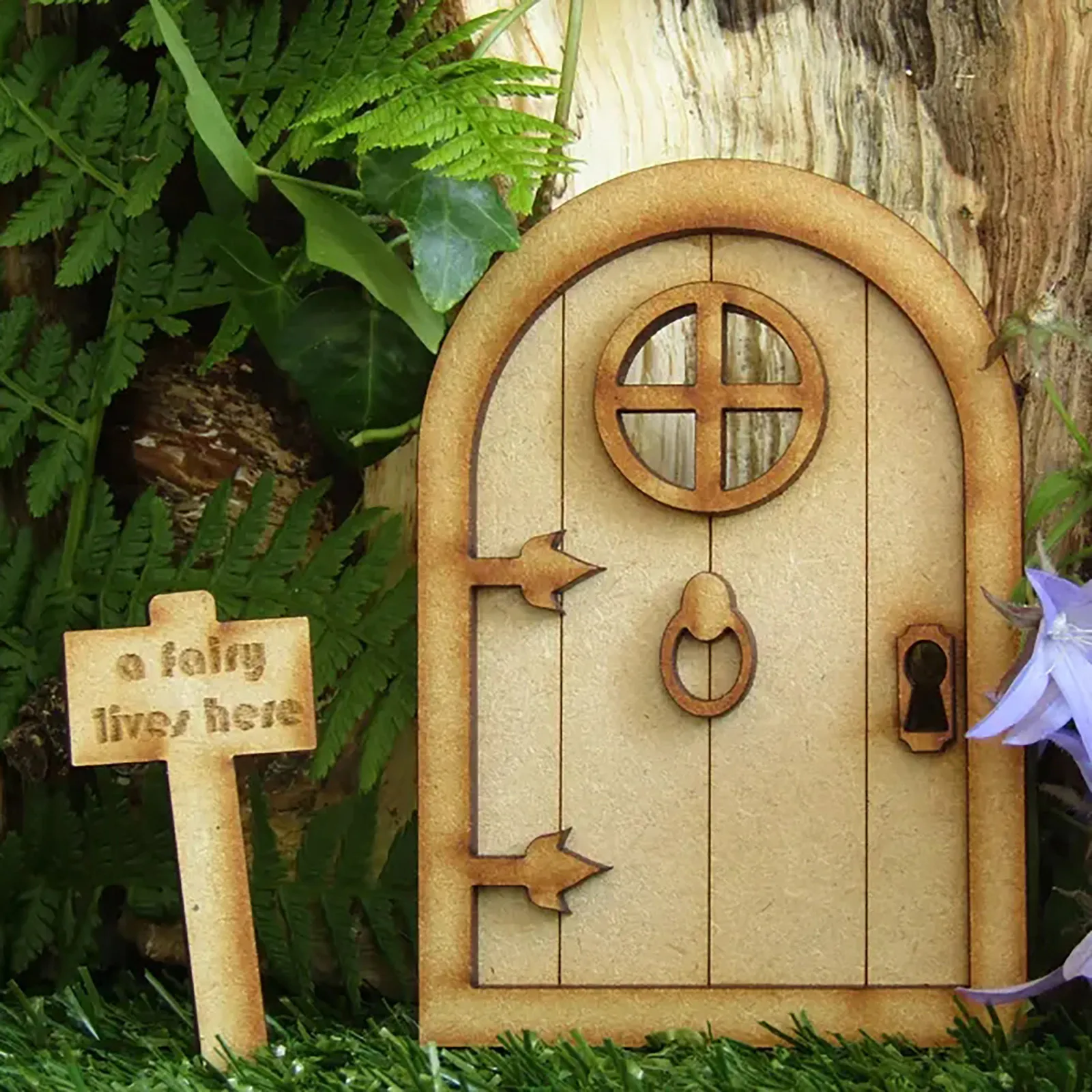 

Fairy Theme Mini Door Shape Garden Decoration Wooden Fairy Garden Door Miniature Diy Craft Embellishments For Party Decor