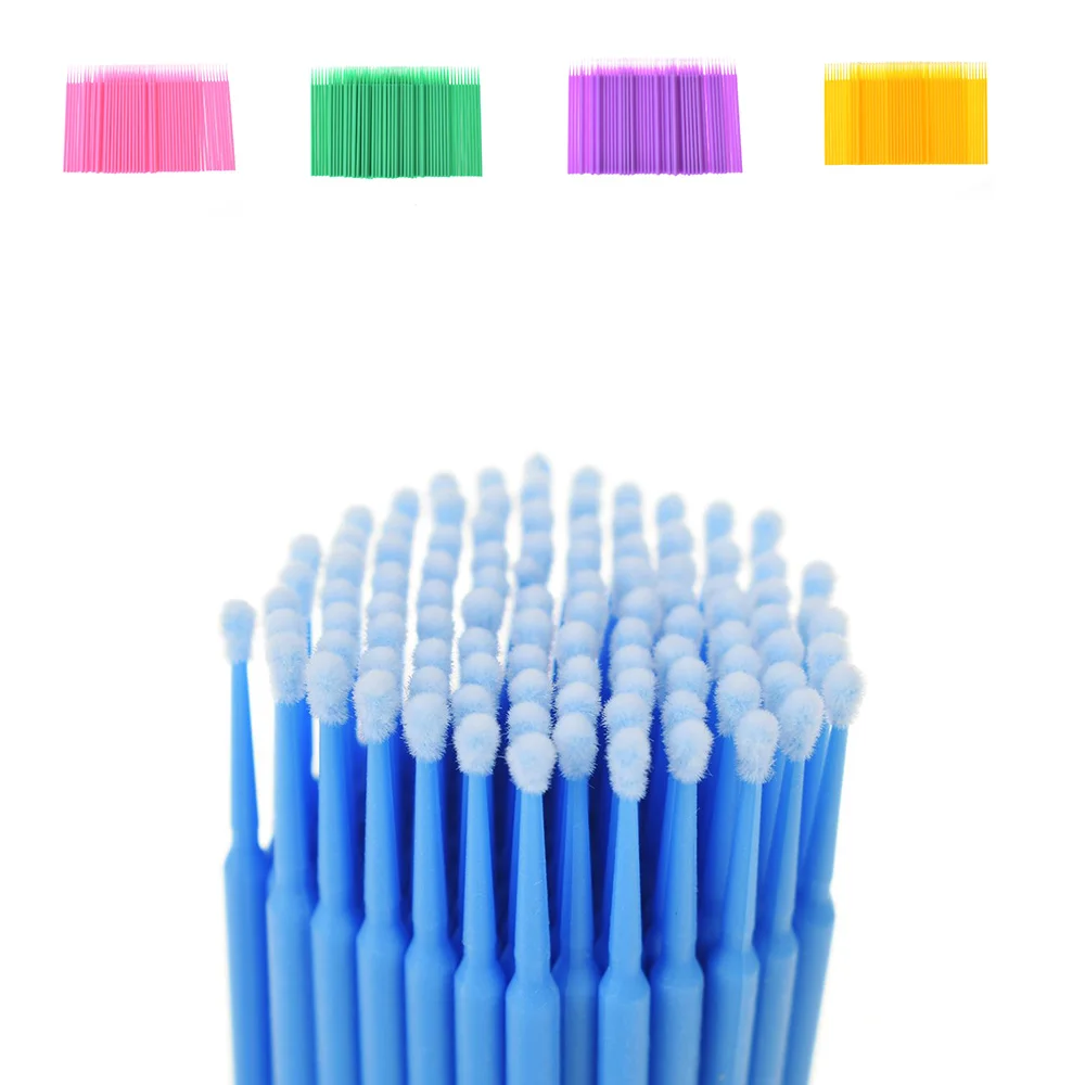 100 шт./лот прочные Микро одноразовые ресницы для наращивания индивидуальные