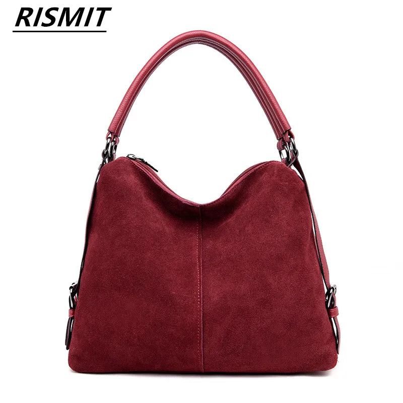 женская сумка из натуральной замши на плечо для отдыха нубука трансформер