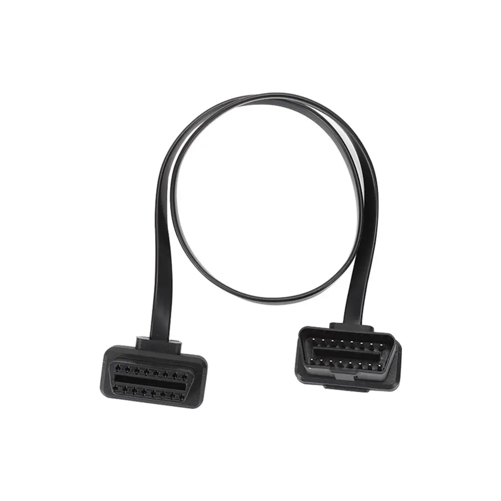 Мини Plug Play OBD gps трекер автомобиля GSM OBDII устройство слежения автомобиля OBD2 16 PIN Интерфейс X2 - Цвет: 60cm extension cable