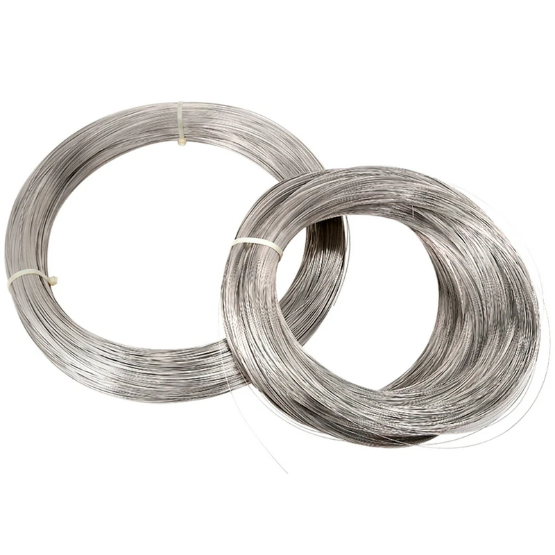 

1PCS 10M Stainless Steel Spring Wire Hard Wire Rope Single Full Hard Wire 0.3-3MM Spring Steel Wire