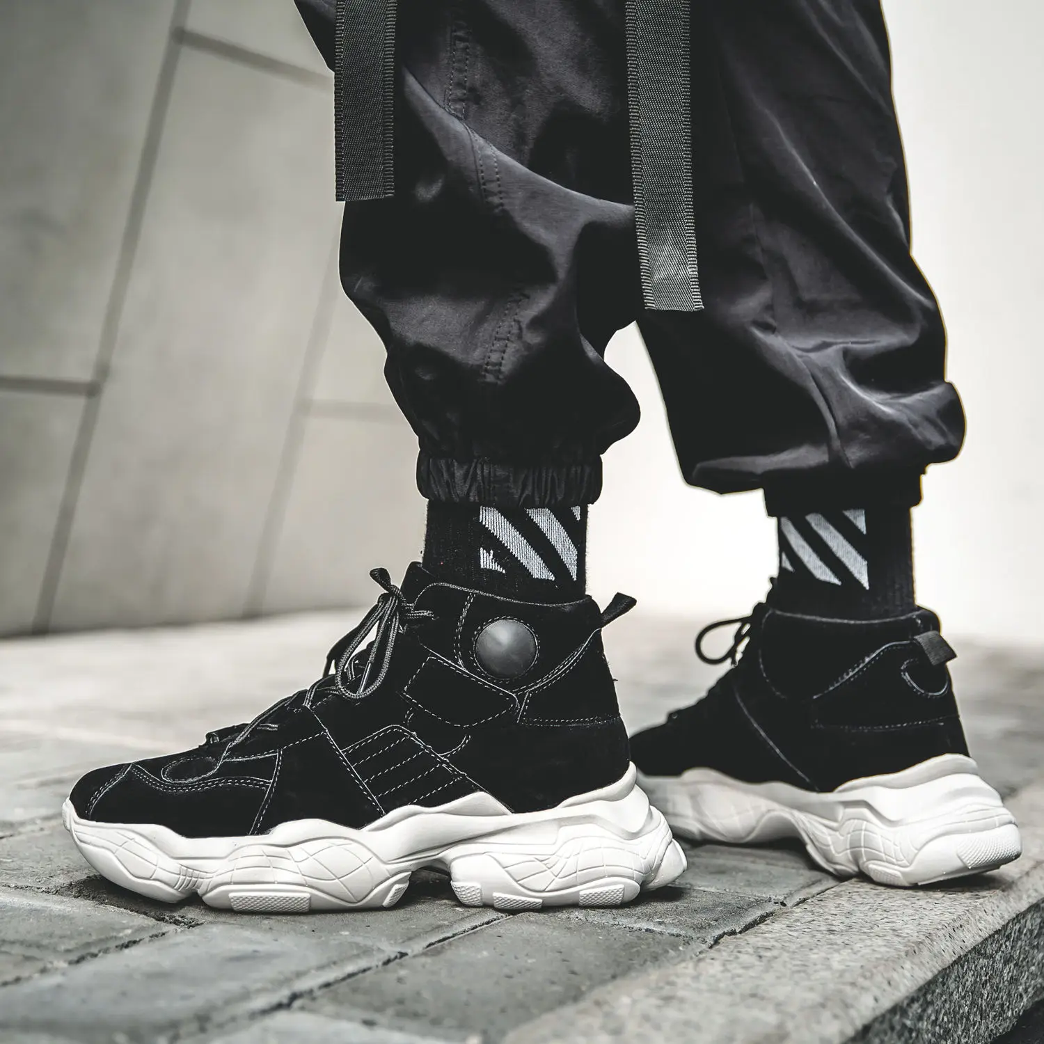 Осень-зима 2019 г. Новые мужские ботинки для отдыха Ботинки martin на бедрах Мужская