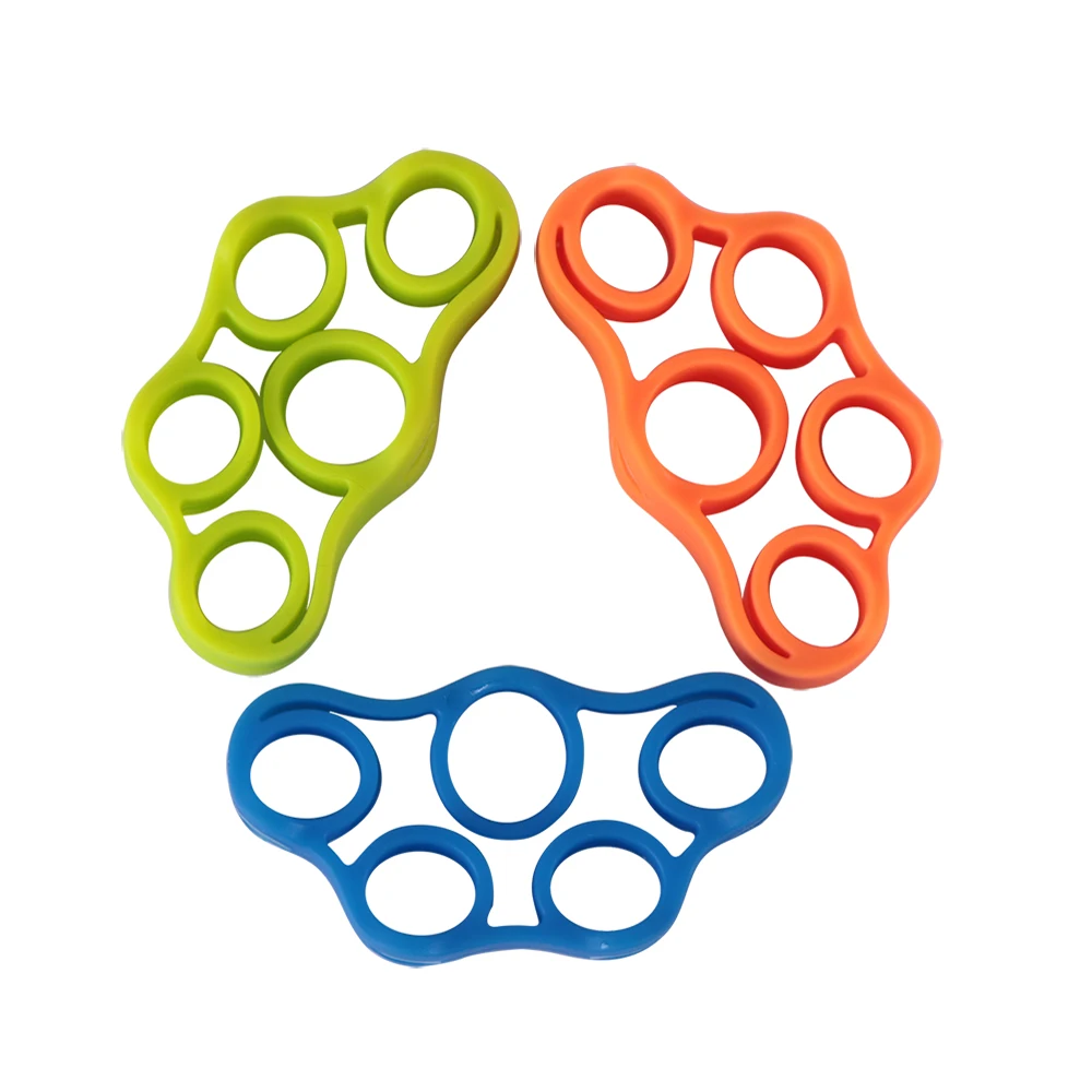 

1PC Finger Hand Grip Silicone Strength Trainer Ring Gripper 3kg-5kg Finger Expander Gym Fitness Training Power