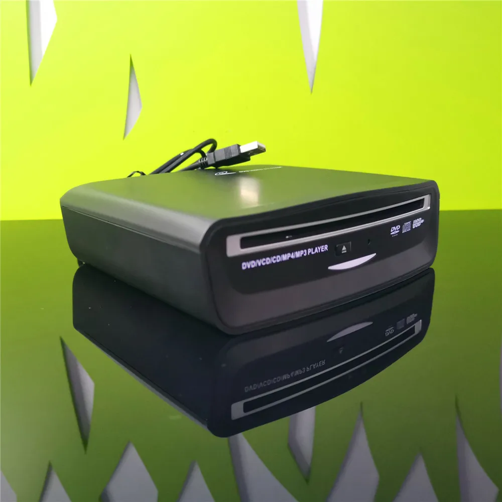 Универсальная Внешняя Автомобильная CD система MP3 HD видеоплеер с USB PowerP