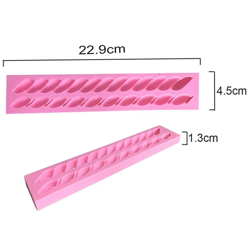 

For Long Spiral Shape Silicone Cake Mold Cake Tools For Cake Decorating Jelly Mousse Dessert Mould Forms