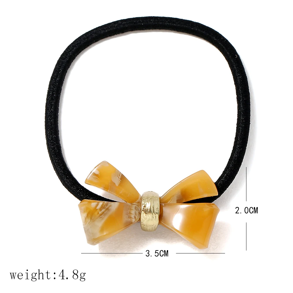 Мини-размер акриловая эластичная повязка для волос в форме банта девочек детская