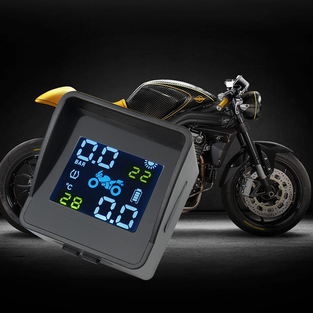 Система контроля давления в шинах мотоциклов водонепроницаемая система с 2