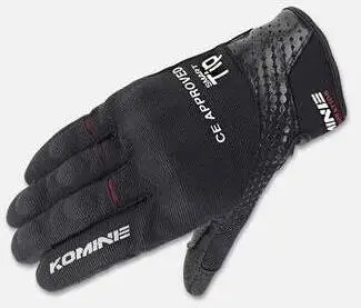 

Komine GK-176 CE Protective Mesh Motorcycle Gloves Riding Motocross Cycling Hard Knuckle