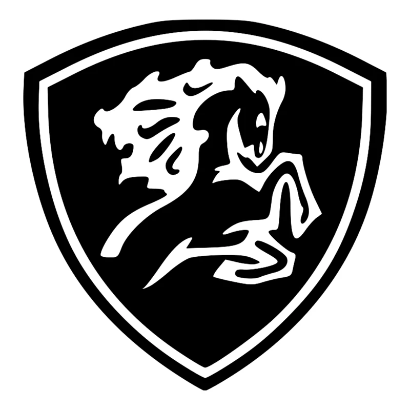 

Car Sticker Horse Funny Car Sticker Silver/black PVC Decal Car Sticker for Car Bumper Window Trim 15*15cm