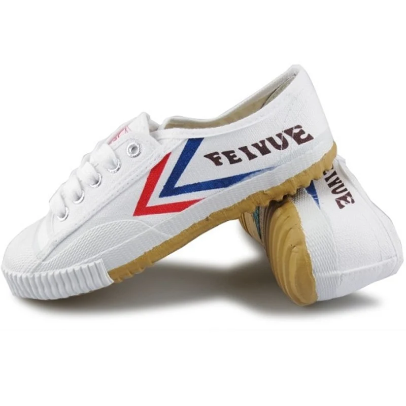 Feiyue обувь классическая китайская кунг-фу тхэквондо ушу кроссовки для тайчи поле марафон Тренажерный зал Бег Обучение дышащая парусиновая обувь