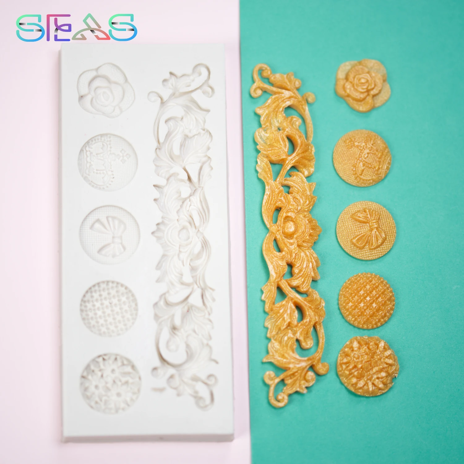 

Chocolate Fondant Mould Decorate Cake Mold Decorating Tools Chocolate Silicone Molds Gems Resin Molds Pastry Tools Accessories