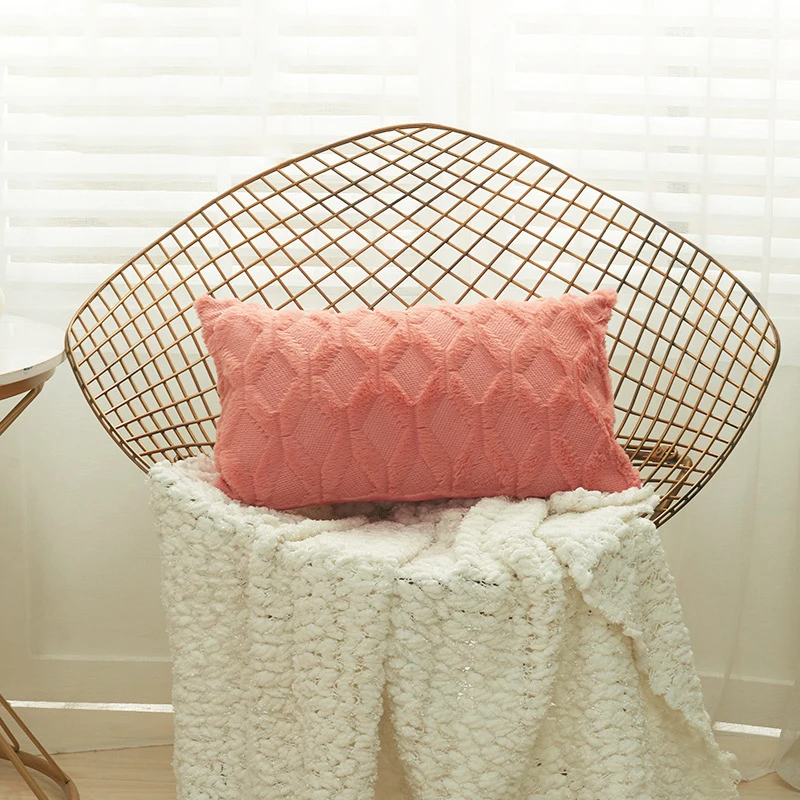 

Decorative Cushion Covers Pillowcase Home Decor Throw Pillow Cover Living Room Bedroom Sofa Christmas Decoration Warm Soft Plush
