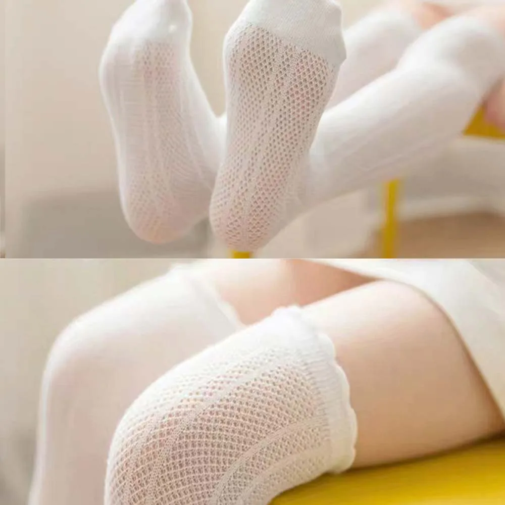 Детские противомоскитные носки Длинные летние дышащие тонкие хлопковые без