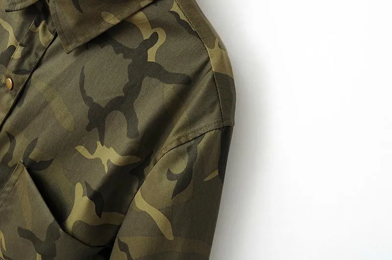 HZIJUE модная одежда с длинными рукавами chaqueta militar пальто Для женщин зеленые куртки в стиле милитари с вышивкой из Для женщин жакет, блузы, пальто
