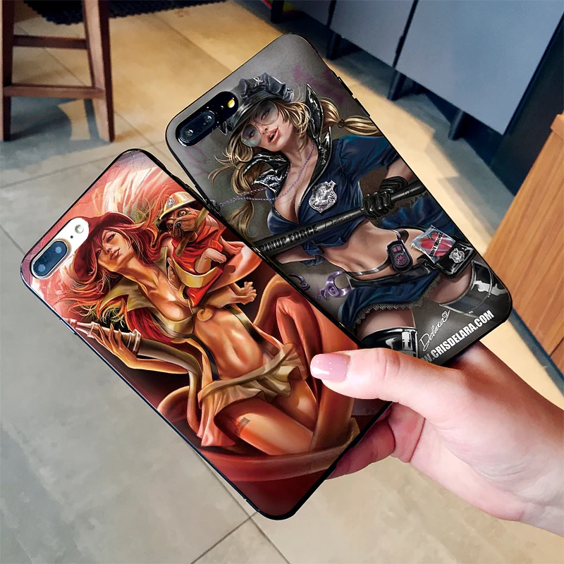 Сексуальный мультфильм кошка девушка Хэллоуин для Xiaomi Redmi 7 Note 4X 5A 16G 32G GO 7A K20 pro 6 5 8