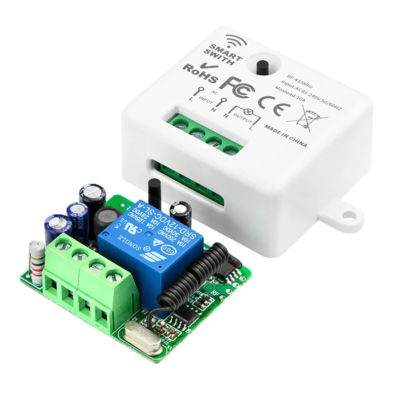 Mini Tuya WIFI Smart Switch Life Push Button Light RF 433Mhz Wall Panel DIY Relay Module Timer Google Home Alexa | Обустройство дома