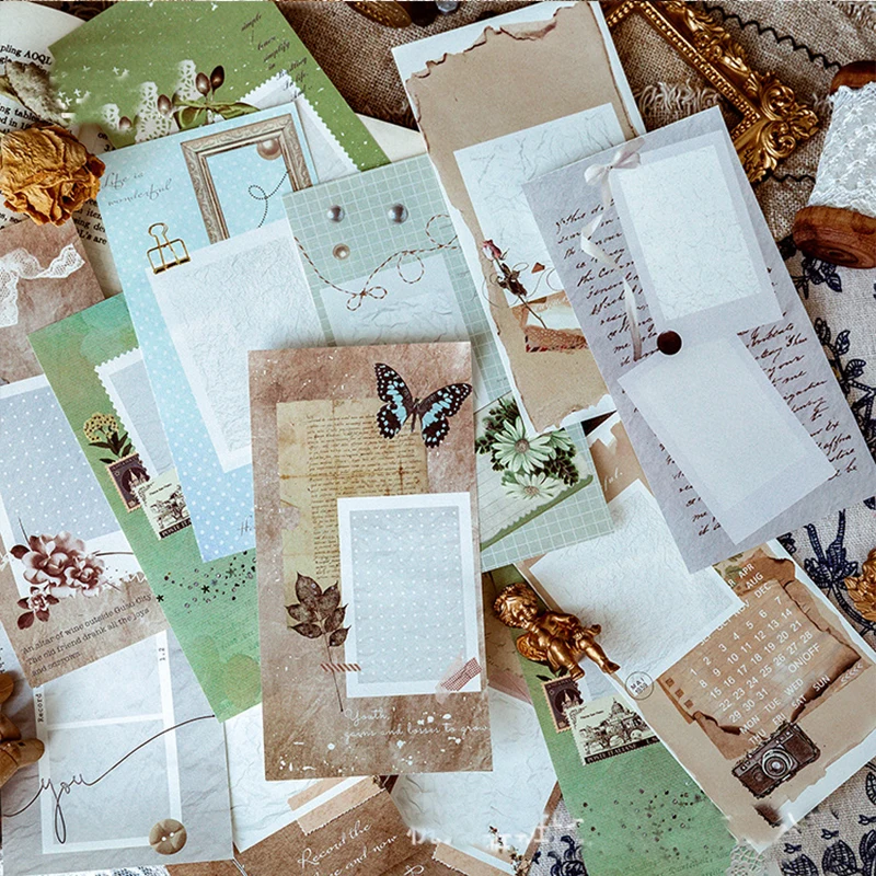 

30 шт. блокнот липкий блокнот Morandi стиль дневник в стиле Скрапбукинг Канцелярские товары офисное украшение блокнот массаж 164*80 мм