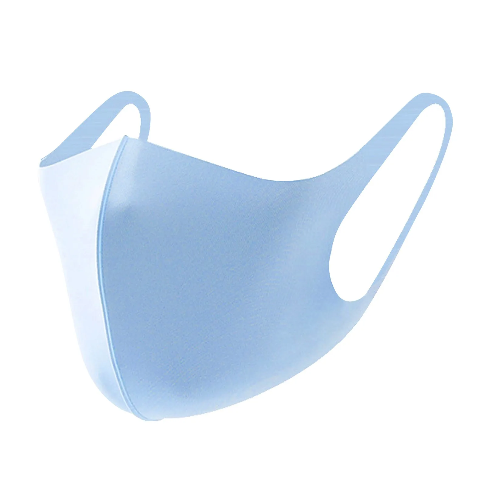 Маска для взрослых и мужчин зимняя из ледяного шелка черная маска защиты от