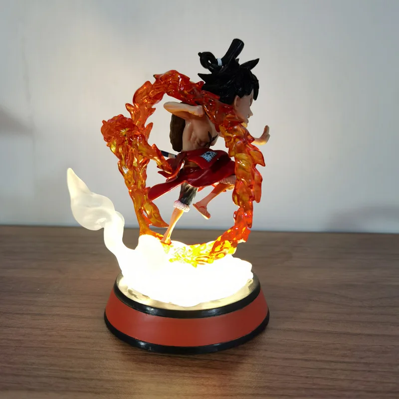 Аниме One Piece GK Monkey D. Luffy экшн-фигурка соломенная группа Милая версия Коллекционная