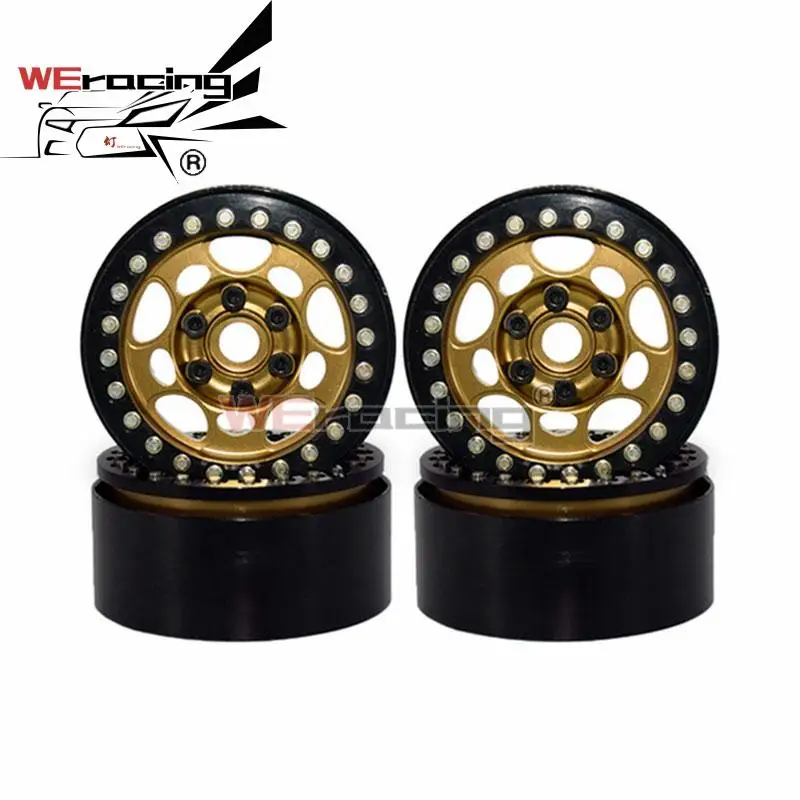 4 шт. Металл 1 9 Beadlock колеса диски для 1/10 Масштаб Rc Гусеничный TRX осевой Scx10 II D90 Tamiya