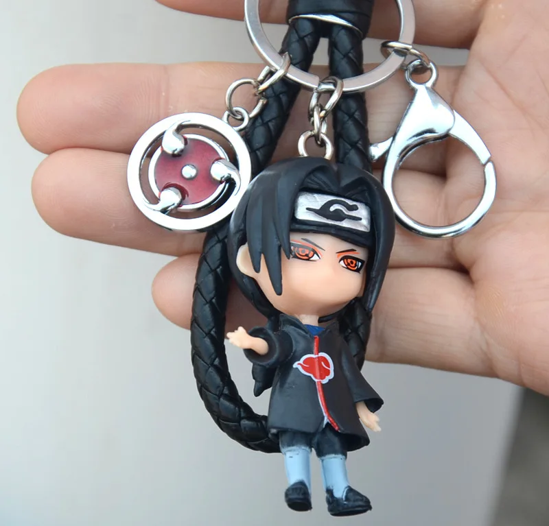 

Cartoon Uzumaki Naruto Key Chain Weasel Doll Key Rope Key Chain Xiao Organization Car Pendant Key Ring Toys for Boys Gist