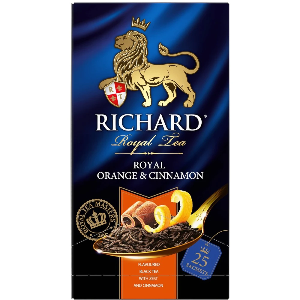 Чай Richard &quotRoyal Orange &amp Cinnamon&quot черный ароматизированный 25 сашет |